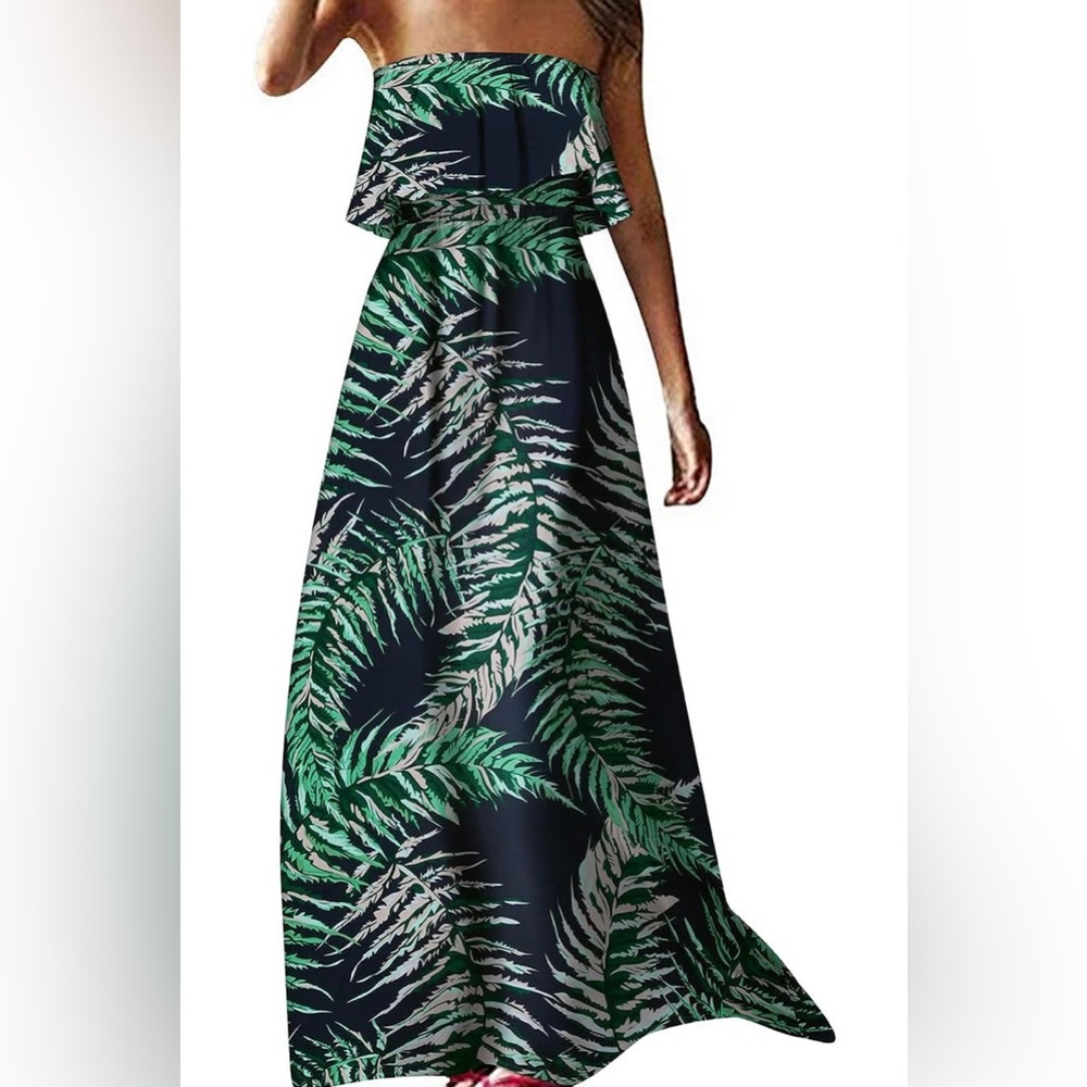 Women’s strapless maxi dress